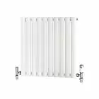 Alt Tag Template: Buy Traderad Elliptical Tube Steel White Horizontal Designer Radiator 600mm x 600mm Single Panel - Central Heating by TradeRad for only £127.03 in Autumn Sale at Main Website Store, Main Website. Shop Now