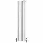 Alt Tag Template: Buy Traderad Elliptical Tube Steel White Vertical Designer Radiator 1600mm H x 354mm W Double Panel - Central Heating by TradeRad for only £180.00 in Radiators, TradeRad, View All Radiators, Designer Radiators, TradeRad Radiators, Vertical Designer Radiators, Traderad Elliptical Tube Designer Radiators, White Vertical Designer Radiators at Main Website Store, Main Website. Shop Now