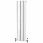 Alt Tag Template: Buy Traderad Elliptical Tube Steel White Vertical Designer Radiator 1600mm x 412mm Double Panel - Central Heating by TradeRad for only £188.57 in Autumn Sale, Radiators, TradeRad, Designer Radiators, TradeRad Radiators, Vertical Designer Radiators, Traderad Elliptical Tube Designer Radiators, White Vertical Designer Radiators at Main Website Store, Main Website. Shop Now