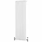 Alt Tag Template: Buy Traderad Elliptical Tube Steel White Vertical Designer Radiator 1600mm H x 470mm W Single Panel - Central Heating by TradeRad for only £154.29 in Autumn Sale, Radiators, TradeRad, View All Radiators, Designer Radiators, TradeRad Radiators, Vertical Designer Radiators, Traderad Elliptical Tube Designer Radiators, White Vertical Designer Radiators at Main Website Store, Main Website. Shop Now