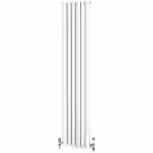Alt Tag Template: Buy Traderad Elliptical Tube Steel White Vertical Designer Radiator 1800mm x 354mm Double Panel - Central Heating by TradeRad for only £274.52 in Radiators, TradeRad, View All Radiators, Designer Radiators, TradeRad Radiators, Vertical Designer Radiators, Traderad Elliptical Tube Designer Radiators at Main Website Store, Main Website. Shop Now
