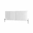Alt Tag Template: Buy Traderad Flat Tube Steel White Horizontal Designer Radiator 600mm H x 1500mm W Double Panel - Central Heating by TradeRad for only £306.65 in Autumn Sale, Radiators, Designer Radiators, Horizontal Designer Radiators, Traderad Flat Tube Radiators, White Horizontal Designer Radiators at Main Website Store, Main Website. Shop Now