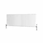 Alt Tag Template: Buy Traderad Flat Tube Steel White Horizontal Designer Radiator 600mm H x 1500mm W Single Panel - Dual Fuel - Thermostatic by TradeRad for only £423.11 in Shop By Brand, Radiators, Dual Fuel Radiators, TradeRad, Dual Fuel Thermostatic Radiators, TradeRad Radiators, Traderad Flat Tube Radiators, Dual Fuel Thermostatic Horizontal Radiators at Main Website Store, Main Website. Shop Now