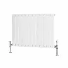 Alt Tag Template: Buy Traderad Flat Tube Steel White Horizontal Designer Radiator 600mm H x 820mm W Single Panel - Electric Only - Standard by TradeRad for only £233.62 in Radiators, Traderad Flat Tube Radiators at Main Website Store, Main Website. Shop Now