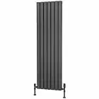 Alt Tag Template: Buy Traderad Flat Tube Steel Anthracite Vertical Designer Radiator 1600mm H x 470mm W Double Panel - Central Heating by TradeRad for only £228.70 in Autumn Sale, Radiators, Designer Radiators, Vertical Designer Radiators, Traderad Flat Tube Radiators, Anthracite Vertical Designer Radiators at Main Website Store, Main Website. Shop Now