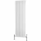 Alt Tag Template: Buy Traderad Flat Tube Steel White Vertical Designer Radiator 1600mm H x 470mm W Double Panel - Central Heating by TradeRad for only £226.39 in Autumn Sale, Radiators, Designer Radiators, Vertical Designer Radiators, Traderad Flat Tube Radiators, White Vertical Designer Radiators at Main Website Store, Main Website. Shop Now