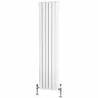 Alt Tag Template: Buy Traderad Flat Tube Steel White Vertical Designer Radiator 1800mm H x 412mm W Double Panel - Central Heating by TradeRad for only £229.00 in Autumn Sale, Radiators, Designer Radiators, Vertical Designer Radiators, Traderad Flat Tube Radiators, White Vertical Designer Radiators at Main Website Store, Main Website. Shop Now