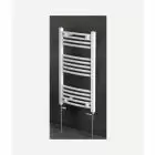 Alt Tag Template: Buy Eastbrook Wendover Curved Steel White Heated Towel Rail 1000mm H x 400mm W Dual Fuel - Thermostatic by Eastbrook for only £232.10 in Eastbrook Co., Dual Fuel Thermostatic Towel Rails at Main Website Store, Main Website. Shop Now
