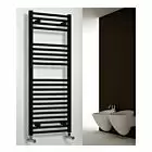 Alt Tag Template: Buy Reina Diva Steel Straight Black Heated Towel Radiator 1200mm H x 500mm W, Electric Only - Standard by Reina for only £173.66 in Towel Rails, Reina, Heated Towel Rails Ladder Style, Electric Standard Ladder Towel Rails, Black Ladder Heated Towel Rails, Reina Heated Towel Rails, Black Straight Heated Towel Rails at Main Website Store, Main Website. Shop Now
