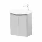 Alt Tag Template: Buy Kartell Wall Mounted Two Door Cabinet with Ceramic Basin by Kartell for only £266.13 in Suites, Furniture, Toilets and Basin Suites, Bathroom Cabinets & Storage, Kartell UK, Basins, Kartell UK Bathrooms, Modern Bathroom Cabinets, Kartell UK - Toilets, Kartell UK Baths at Main Website Store, Main Website. Shop Now