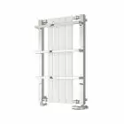 Alt Tag Template: Buy Reina Ashen White Vertical Towel Rail Designer Radiator 1000mm H x 490mm W, Electric Only - Standard by Reina for only £464.32 in Towel Rails, Reina, Electric Standard Radiators, Reina Heated Towel Rails, Electric Standard Radiators Vertical at Main Website Store, Main Website. Shop Now