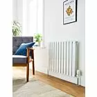 Alt Tag Template: Buy Kartell Boston Single Designer Horizontal Radiator 600mm H x 910mm W - White by Kartell for only £169.65 in Autumn Sale, January Sale, Radiators, Designer Radiators, Kartell UK, Horizontal Designer Radiators at Main Website Store, Main Website. Shop Now
