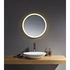 Alt Tag Template: Buy Kartell Guadiana 600mm Round Illuminated LED Mirror - Clear Glass BUW60 by Kartell for only £239.12 in Bathroom Mirrors, Bathroom Vanity Mirrors at Main Website Store, Main Website. Shop Now