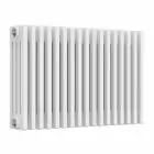 Alt Tag Template: Buy Reina Colona Steel White Horizontal 4 Column Radiator 500mm H x 785mm W Dual Fuel - Thermostatic by Reina for only £379.96 in Radiators, Dual Fuel Radiators, Reina, Dual Fuel Thermostatic Radiators, Reina Designer Radiators, Dual Fuel Thermostatic Horizontal Radiators at Main Website Store, Main Website. Shop Now