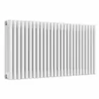 Alt Tag Template: Buy Reina Colona Steel White Horizontal 4 Column Radiator 600mm H x 1010mm W, Dual Fuel - Standard by Reina for only £434.95 in Radiators, Reina, Dual Fuel Standard Radiators, Reina Designer Radiators, Dual Fuel Standard Horizontal Radiators at Main Website Store, Main Website. Shop Now