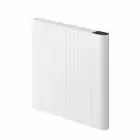 Alt Tag Template: Buy Reina Maia White Horizontal Electric Designer Radiator 500mm H x 544mm W, Electric Only - Thermostatic - 1000 Watts by Reina for only £315.76 in View All Radiators, Reina, Electric Heater at Main Website Store, Main Website. Shop Now