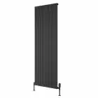 Alt Tag Template: Buy Reina Delia Anthracite Vertical Aluminium Radiator 1800mm H x 600mm W, Central Heating by Reina for only £558.00 in Radiators, Reina, Designer Radiators, Vertical Designer Radiators, Reina Designer Radiators, Anthracite Vertical Designer Radiators at Main Website Store, Main Website. Shop Now