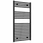 Alt Tag Template: Buy Reina Diva Steel Straight Black Heated Towel Radiator 1200mm H x 600mm W, Dual Fuel - Standard by Reina for only £197.43 in Towel Rails, Dual Fuel Towel Rails, Reina, Heated Towel Rails Ladder Style, Dual Fuel Standard Towel Rails, Black Ladder Heated Towel Rails, Reina Heated Towel Rails, Black Straight Heated Towel Rails at Main Website Store, Main Website. Shop Now