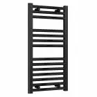 Alt Tag Template: Buy Reina Diva Steel Straight Black Heated Towel Rail 800mm H x 400mm W Electric Only - Thermostatic by Reina for only £181.96 in Reina, Electric Thermostatic Towel Rails Vertical at Main Website Store, Main Website. Shop Now