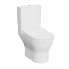 Alt Tag Template: Buy Kartell Eklipse Round Open Back Rimless C/C Pan with C/C Cistern and Soft Close Seat, White Finish by Kartell for only £310.50 in Suites, Toilets and Basin Suites, Toilets, Kartell UK, Bathroom Accessories, Toilet Seats, Toilet Cisterns, Close Coupled Toilets, Kartell UK Bathrooms, Kartell UK - Toilets, Kartell UK Baths at Main Website Store, Main Website. Shop Now