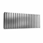 Alt Tag Template: Buy Reina Flox Stainless Steel Brushed Double Panel Horizontal Radiator 600mm H x 1180mm W, Electric Only - Thermostatic by Reina for only £908.73 in Shop By Brand, Radiators, Electric Radiators, Reina, Electric Thermostatic Radiators, Electric Thermostatic Horizontal Radiators at Main Website Store, Main Website. Shop Now