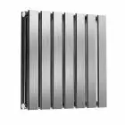 Alt Tag Template: Buy Reina Flox Stainless Steel Brushed Double Panel Horizontal Radiator 600mm H x 413mm W, Electric Only - Standard by Reina for only £420.42 in Shop By Brand, Radiators, Electric Radiators, Reina, Electric Standard Radiators, Electric Standard Radiators Horizontal at Main Website Store, Main Website. Shop Now