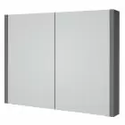 Alt Tag Template: Buy Kartell FUR098PU K-Vit Purity Mirror Cabinet H 650 X W 800 X D 120mm, Grey Gloss by Kartell for only £176.16 in Furniture, Kartell UK, Bathroom Cabinets & Storage, Bathroom Mirrors, Kartell UK Bathrooms, Modern Bathroom Cabinets at Main Website Store, Main Website. Shop Now