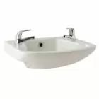 Alt Tag Template: Buy Kartell G4K 2 Tap Hole Cloakroom Basin 465mm by Kartell for only £67.50 in Taps & Wastes, Suites, Basins, Kartell UK, Basin Taps, Cloakroom Basins at Main Website Store, Main Website. Shop Now