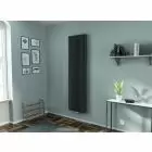 Alt Tag Template: Buy Eucotherm Gaja Single Tube Vertical Designer Radiator 1800mm H x 505mm W, Textured Matt Anthracite by Eucotherm for only £297.00 in Shop By Brand, Radiators, Eucotherm, View All Radiators, Designer Radiators, Eucotherm Radiators, Vertical Designer Radiators, Anthracite Vertical Designer Radiators at Main Website Store, Main Website. Shop Now