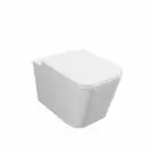 Alt Tag Template: Buy Kartell Genoa Square Wall Hung WC Pan with Premium Soft Close Seat, White by Kartell for only £215.00 in Suites, Kartell UK, Toilets, Kartell UK Bathrooms, Wall Hung Toilets, Kartell UK - Toilets at Main Website Store, Main Website. Shop Now