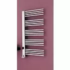 Alt Tag Template: Buy Carisa Gradient Chrome Designer Heated Towel Rail 1200mm x 500mm Electric Only - Thermostatic by Carisa for only £648.02 in Carisa Designer Radiators, Electric Thermostatic Towel Rails Vertical at Main Website Store, Main Website. Shop Now