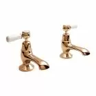 Alt Tag Template: Buy BC Designs Victrion Deck Mounted Brass Lever Bath Pillar Taps, Copper Finish by BC Designs for only £219.34 in Taps & Wastes, Shop By Brand, Bath Taps, BC Designs, BC Designs Taps, Bath Tap Pairs at Main Website Store, Main Website. Shop Now