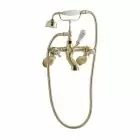 Alt Tag Template: Buy BC Designs Victrion Crosshead Brass Wall Mounted Bath Shower Mixer Tap, Brushed Gold Finish by BC Designs for only £561.34 in Taps & Wastes, Shop By Brand, Bath Taps, BC Designs, BC Designs Taps, Wall Mounted Bath Taps, Bath Shower Mixers at Main Website Store, Main Website. Shop Now
