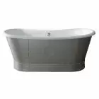 Alt Tag Template: Buy BC Designs Classic Acrylic Industrial Freestanding Floor Mounted Boat Bath 1710mm H x 690mm W, Grey by BC Designs for only £1,608.66 in Shop By Brand, Baths, Bath Size, BC Designs, Free Standing Baths, 1700mm Baths, BC Designs Baths, Traditional Freestanding Baths, Bc Designs Freestanding Baths at Main Website Store, Main Website. Shop Now