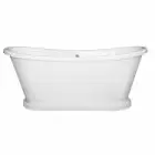Alt Tag Template: Buy BC Designs 1580mm Freestanding Classic Floor Mounted Acrylic Boat Bath - Painted, 180 Litres by BC Designs for only £1,737.34 in Shop By Brand, Baths, Bath Size, BC Designs, Free Standing Baths, 1700mm Baths, BC Designs Baths, Traditional Freestanding Baths, Bc Designs Freestanding Baths at Main Website Store, Main Website. Shop Now