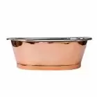 Alt Tag Template: Buy BC Designs Freestanding Traditional Countertop Copper Basin with Nickel Inner 180mm H x 530mm W by BC Designs for only £485.34 in Shop By Brand, Basins, BC Designs, BC Designs Basins, Countertop Basins at Main Website Store, Main Website. Shop Now