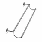 Alt Tag Template: Buy BC Designs Victrion Wall Mounted Brass Horizontal Double Towel Rail 66mm H x 666mm W, Brushed Chrome by BC Designs for only £148.00 in Accessories, Shop By Brand, BC Designs, Showers Heads, Rail Kits & Accessories at Main Website Store, Main Website. Shop Now