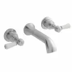 Alt Tag Template: Buy BC Designs Victrion Lever 3-Hole Wall Mounted Brass Bath Filler Tap with Spout, Brushed Chrome by BC Designs for only £322.66 in Taps & Wastes, Shop By Brand, Bath Taps, BC Designs, BC Designs Taps, Bath Mixer, Wall Mounted Bath Taps, Bath Mixer/Fillers, Fillers at Main Website Store, Main Website. Shop Now