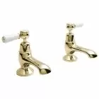 Alt Tag Template: Buy BC Designs Victrion Deck Mounted Brass Lever Bath Pillar Taps, Gold Finish by BC Designs for only £219.34 in Taps & Wastes, Shop By Brand, Bath Taps, BC Designs, BC Designs Taps, Bath Tap Pairs at Main Website Store, Main Website. Shop Now