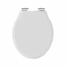 Alt Tag Template: Buy BC Designs VCTS005BC Victrion Matt White Soft Close Toilet Seat, Brushed Chrome Hinges by BC Designs for only £197.34 in Shop By Brand, Bathroom Accessories, Toilet Accessories, BC Designs, Toilet Seats, BC Designs Wastes & Accessories, Toilet Seats at Main Website Store, Main Website. Shop Now