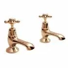 Alt Tag Template: Buy BC Designs Brass Victrion Crosshead Deck Mounted Bath Pillar Taps, Copper by BC Designs for only £219.34 in Taps & Wastes, Shop By Brand, Bath Taps, BC Designs, BC Designs Taps, Bath Tap Pairs at Main Website Store, Main Website. Shop Now