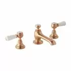 Alt Tag Template: Buy BC Designs Victrion Brushed Copper Lever 3 Hole Traditional Brass Basin Mixer Tap by BC Designs for only £320.00 in Taps & Wastes, Shop By Brand, Basin Taps, BC Designs, BC Designs Taps, Basin Mixers Taps at Main Website Store, Main Website. Shop Now