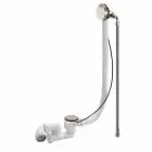 Alt Tag Template: Buy BC Designs Overflow Brass Bath Filler with Trap and Push Down Waste, Brushed Nickel by BC Designs for only £474.00 in Bath Accessories, Bath Accessories, BC Designs, BC Designs Wastes & Accessories at Main Website Store, Main Website. Shop Now