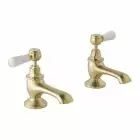 Alt Tag Template: Buy BC Designs Victrion Deck Mounted Brass Lever Bath Pillar Taps, Brushed Gold Finish by BC Designs for only £219.34 in Taps & Wastes, Shop By Brand, Bath Taps, BC Designs, BC Designs Taps, Bath Tap Pairs at Main Website Store, Main Website. Shop Now