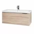 Alt Tag Template: Buy Kartell Wall Mounted Ceramic Basin and Cabinet Unit 800mm x 355mm, Sonoma Oak by Kartell for only £366.93 in Suites, Furniture, Toilets and Basin Suites, Bathroom Cabinets & Storage, Kartell UK, Basins, Kartell UK Bathrooms, Modern Bathroom Cabinets, Kartell UK - Toilets, Kartell UK Baths at Main Website Store, Main Website. Shop Now