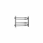 Alt Tag Template: Buy Reina Luna Flat Polished Straight Stainless Steel Heated Towel Rail 430mm H x 600mm W Electric Only - Thermostatic by Reina for only £241.36 in Electric Thermostatic Towel Rails Vertical at Main Website Store, Main Website. Shop Now