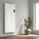 Alt Tag Template: Buy Reina Maia White Vertical Electric Designer Radiator by Reina for only £397.36 in Shop By Brand, Radiators, Electric Radiators, Reina, Electric Heater, Reina Designer Radiators at Main Website Store, Main Website. Shop Now
