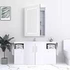 Alt Tag Template: Buy Kartell Reflections Link LED Mirror Cabinet 700mm H x 500mm W by Kartell for only £260.50 in Bathroom Cabinets & Storage, Modern Bathroom Cabinets at Main Website Store, Main Website. Shop Now