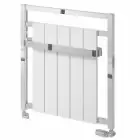 Alt Tag Template: Buy Reina Newbury White Aluminium Horizontal Designer Towel Radiator 705mm H x 675mm W, Central Heating by Reina for only £438.96 in Shop By Brand, Towel Rails, Reina, Designer Heated Towel Rails, Aluminium Designer Heated Towel Rails, Reina Heated Towel Rails at Main Website Store, Main Website. Shop Now