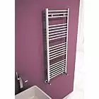 Alt Tag Template: Buy Carisa Nile Chrome Designer Heated Towel Rail 800mm H x 600mm W Dual Fuel - Thermostatic by Carisa for only £289.66 in Carisa Designer Radiators, Dual Fuel Thermostatic Towel Rails at Main Website Store, Main Website. Shop Now